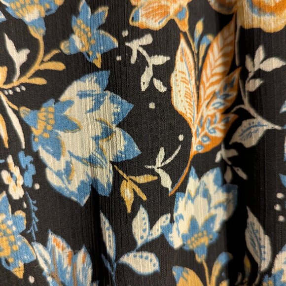 Express Floral Pattern Ruffled Mini Dress - Picture 3 of 6